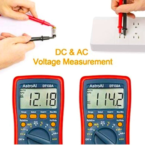 AstrAl Digital Multimeter TRMS 4000 Counts DT132A - Picture 2 of 8
